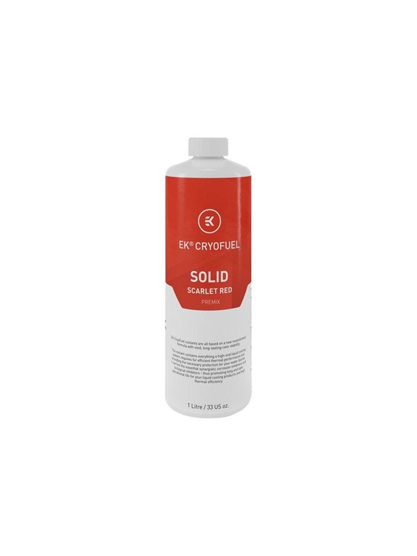 EK Water Blocks EK-CryoFuel Solid Scarlet Rood (Premix 1000 mL)