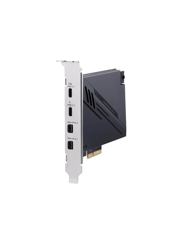 ASUS ThunderboltEX 4 interfacekaart/-adapter Intern Mini DisplayPort, PCIe, Thunderbolt, USB 2.0, USB 3.2 Gen 2 (3.1 Gen 2)