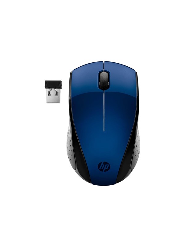HP 220 Muis Radiografisch Optisch Blauw 3 Toetsen 1300 dpi Geïntegreerd scrollwiel
