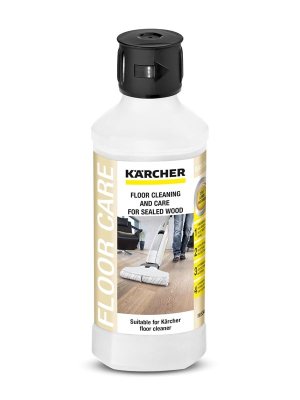 Kärcher Vloerreinigingsmiddel voor Verzegeld Parket RM 534, 500 ml - Floor cleaner - Grondige reinigen en verzorging van geverniste houten vloeren - Aangename geur