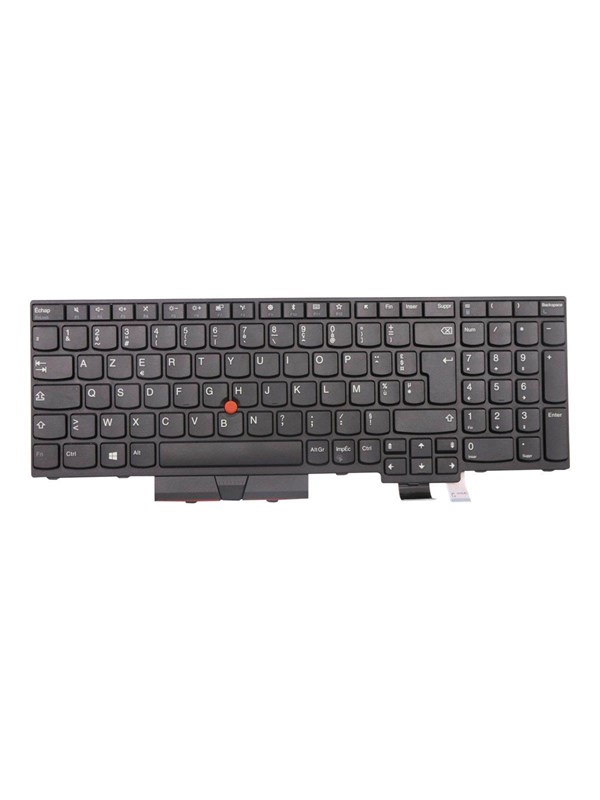 Lenovo - notebook replacement Toetsenbord - with Trackpoint UltraNav - French - Notebook replacement keyboard - Frans - Zwart