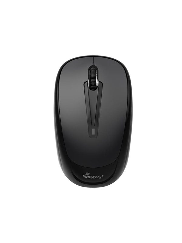MediaRange Optical Mouse. Zwart - Muis - Optisch - 3 knoppen - Zwart