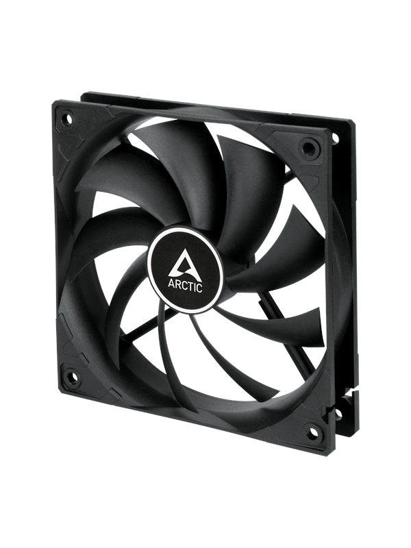 ARCTIC F12 PWM PST Computer behuizing Ventilator 12 cm Zwart 1 stuk(s)
