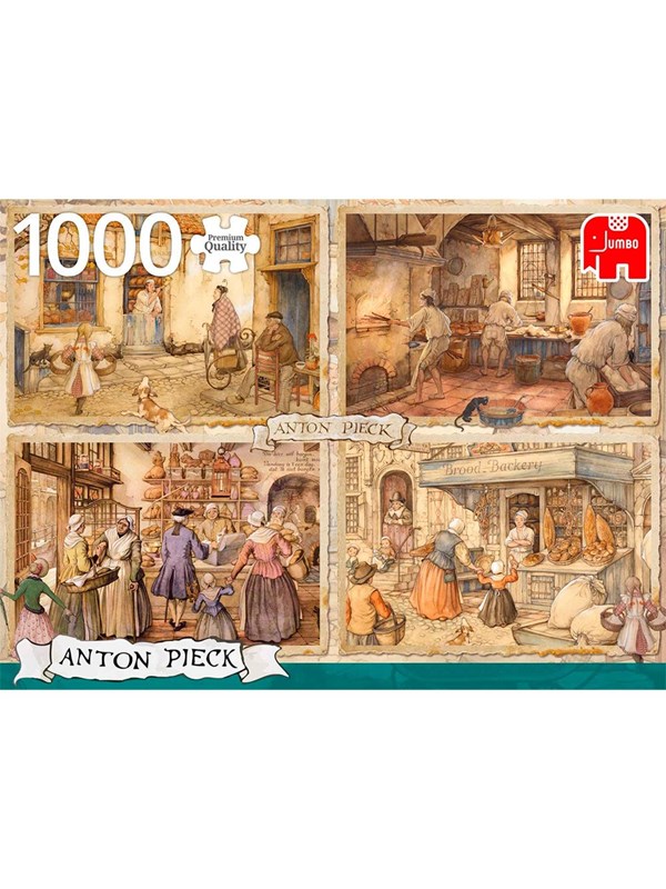 Jumbo Puzzel - Anton Pieck: Bakkers uit de 19e eeuw