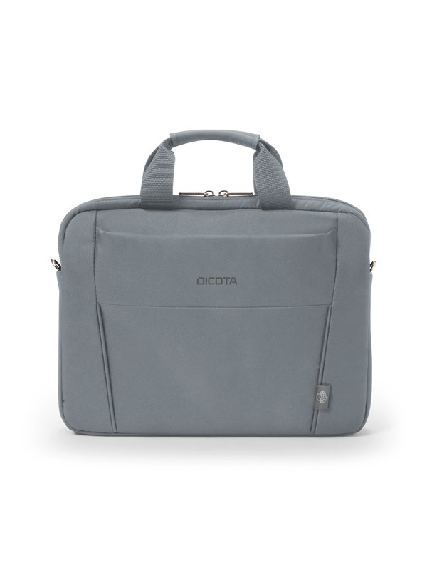 Dicota Slim Eco Base Aktetassen voor Laptop 12.5" | Grijs