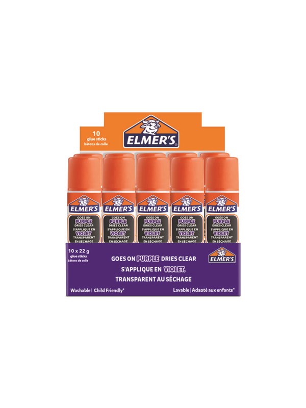 Elmer's 10x22 gram Disappearing Paars Glue stick