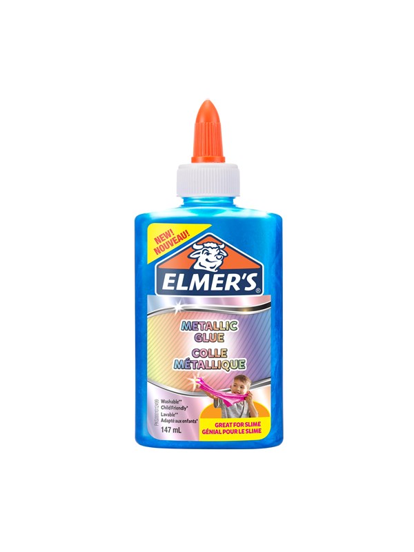 Elmer's 147ML Metallic LIQUID GLUE Blauw