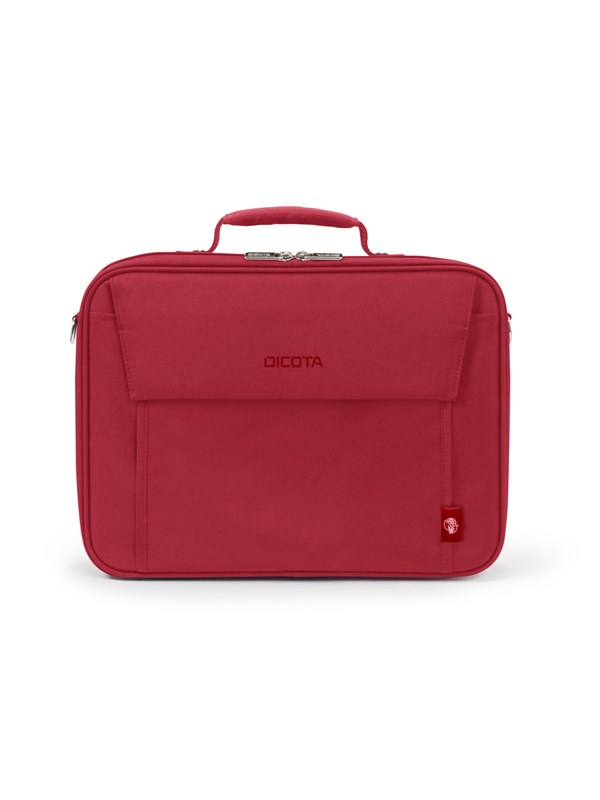 Dicota Eco Multi Base Aktetassen voor Laptop 15.6" | Rood