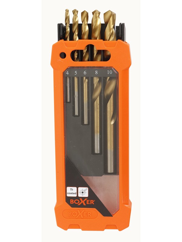 Boxer Drill bit set - 5 pcs. (titanium)