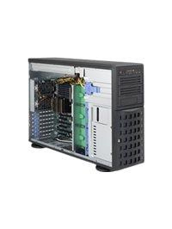 Supermicro SC745 BTQ-R920B - Case - Tower - Zwart