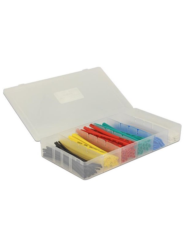 Krimpkous assortiment in handige bewaardoos - 100 stuks / diverse kleuren