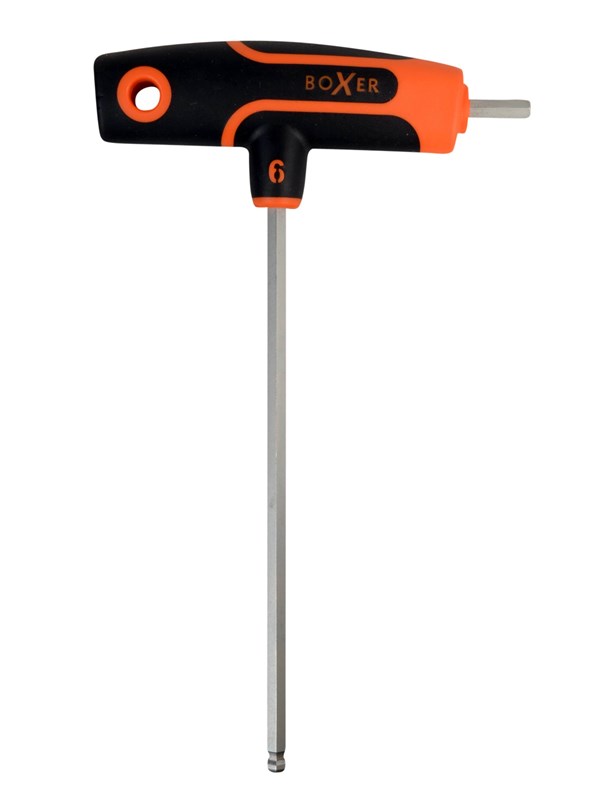 Boxer T-handle ball end hex key - 6.0 mm