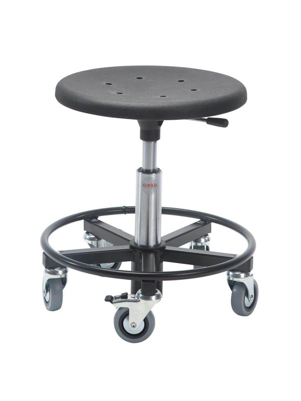 Global Roller stool sigma 400rs with footring Basis - seat height 38-51 cm