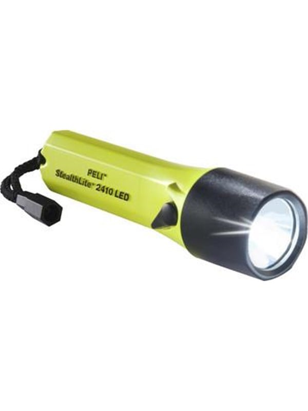 Wareco Flashlite peli 2410 stealthlite LED atex zone 0 Geel