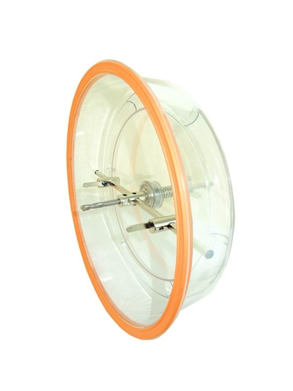 Viking Woodworker Adjustable Circle Cutter with Cover 40-300mm Including TCT and HSS Cutters