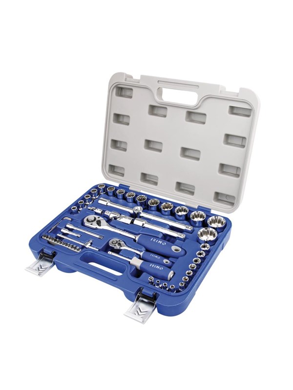 Irimo 1/4-1/2 socket set af sizes 53 pcs