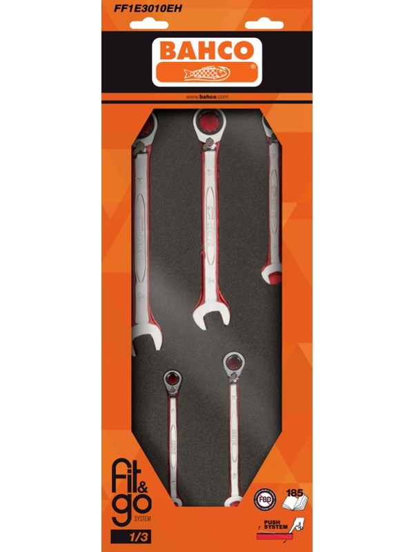 BAHCO Fit&go combinatiesleutels 11 stuks.