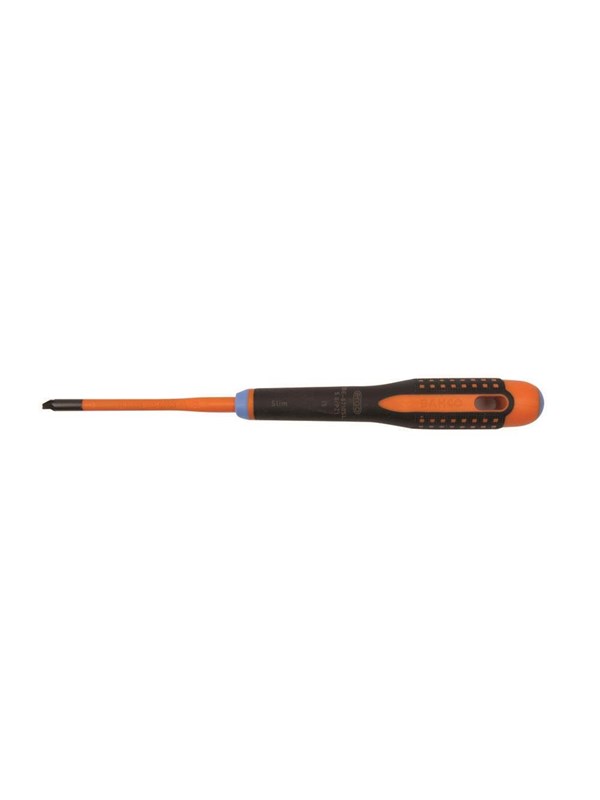 BAHCO 8720sl geïsoleerde ergo combi tip schroevendraaiers met slanke bladen 6.0/pz2