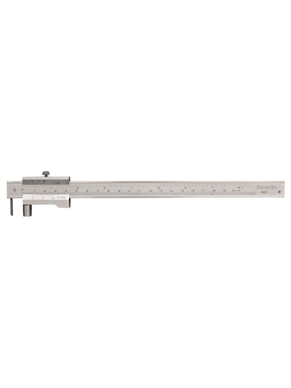 Diesella A/S Markering vernier caliper 0-200 mm x 0.1 mm w/exchangable needle