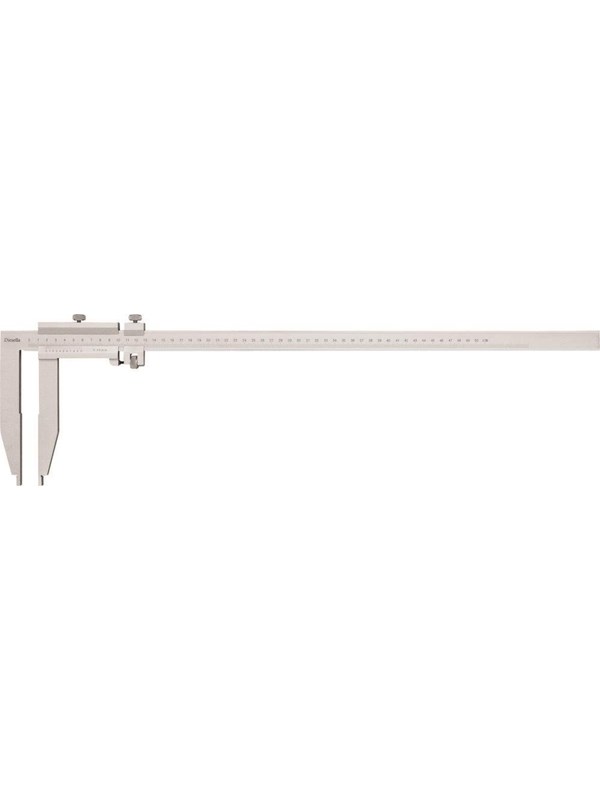 Diesella A/S Workshop caliper 0-500 x 0.02 mm w/jaw Lengte 80 mm