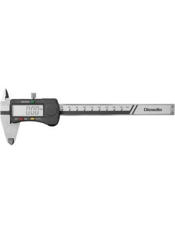 Diesella A/S Digital caliper 0-150 x 0.01 mm w/jaw Lengte 40 mm