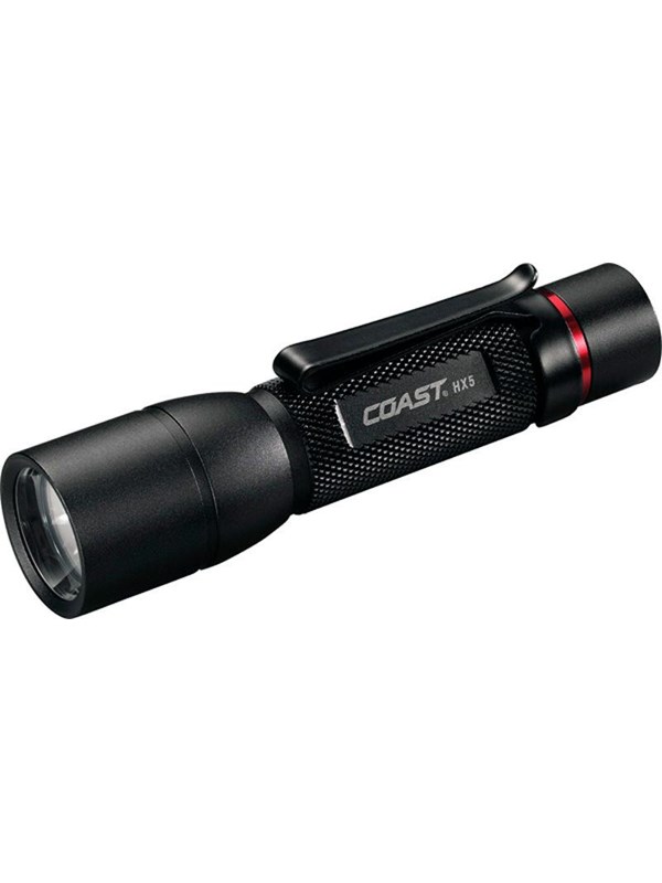 Coast Zaklamp - HX5 - 130 Lumen - Zwart - 5 Jaar Garantie