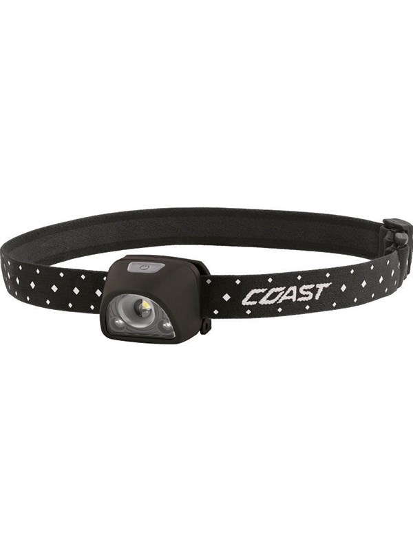 Coast Kust oplaadbare hoofdlamp fl1r rood/wit licht 200 lumen