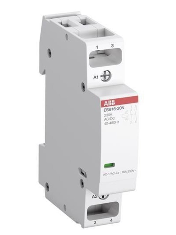 ABB Esb16-20n-01 installatie contactor 2no/0nc 24v ac/dc