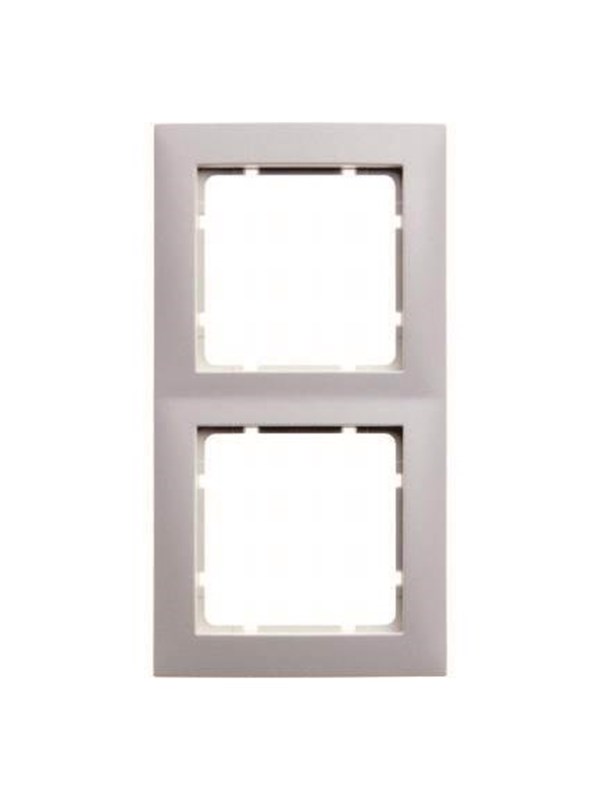 Berker Frame 2gang berker s1 Polar wit