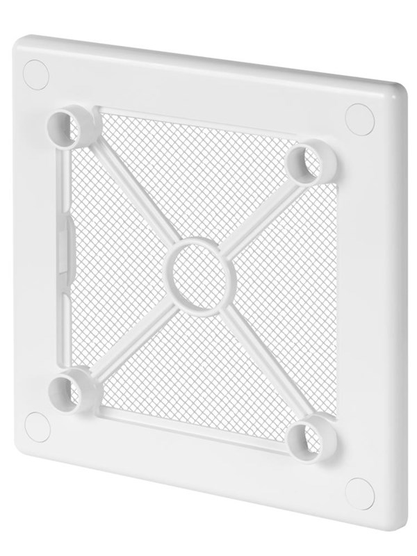 Unite frame front Wit for system+ Panelen including anti-insect net for passiv Ventilatie