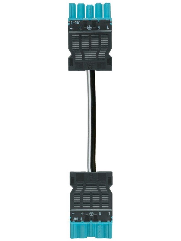 Wieland Gst18i5 cable male/female hf cpr: eca 1.5mm2 Blauw l=3m