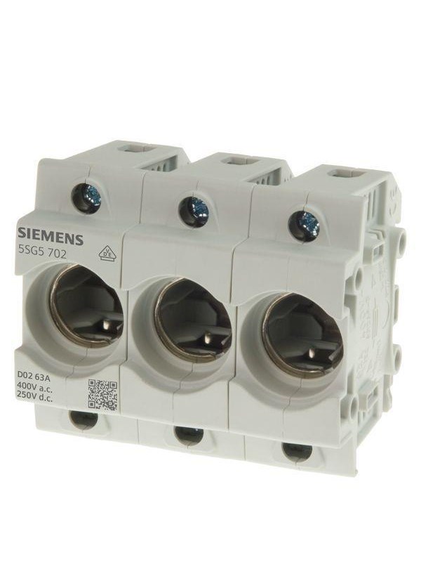Siemens Neozed fuse Basis d02 3-pole 63 A