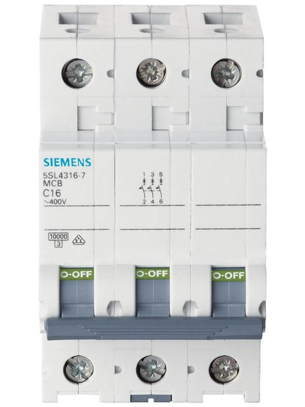 Siemens Circuit breaker 400v 10ka 3-pole C 32a