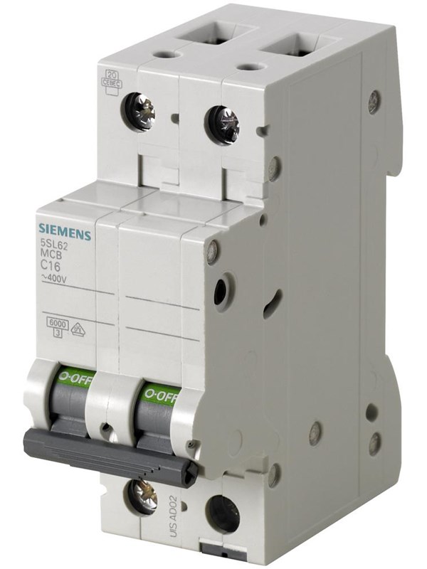 Siemens Circuit breaker 6ka 1+n-p c2 5sl6502-7