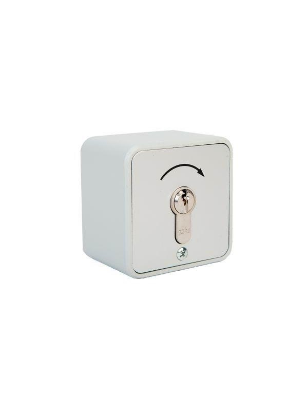 Bennike & Wander Geba key Schakelaar 1 x pulse 1 pole with cylinder