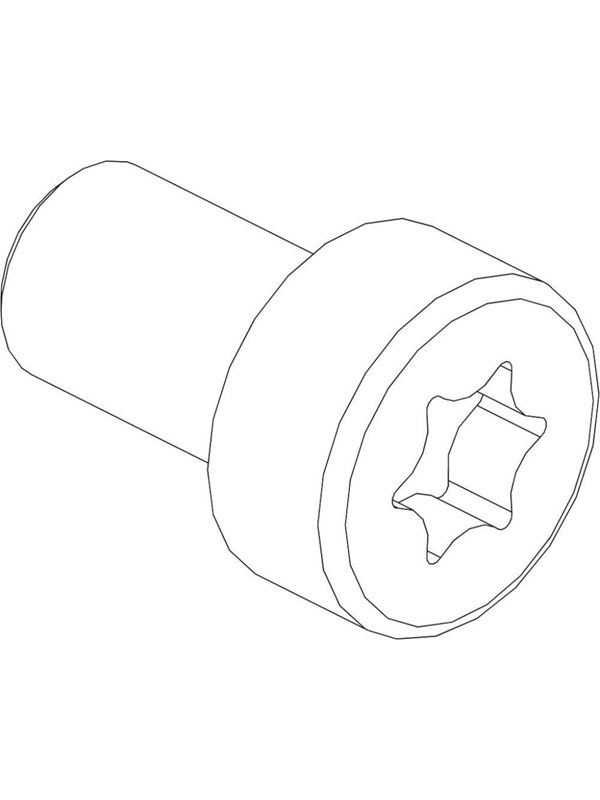 Cubic Torx socket head cap Schroef 3101-0616