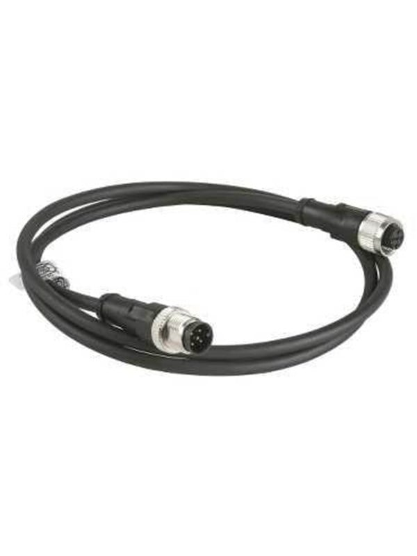 TELEMECANIQUE SENSORS Jumperkabel pur m12 5-pin vrouwelijk/mannelijk recht 5 meter