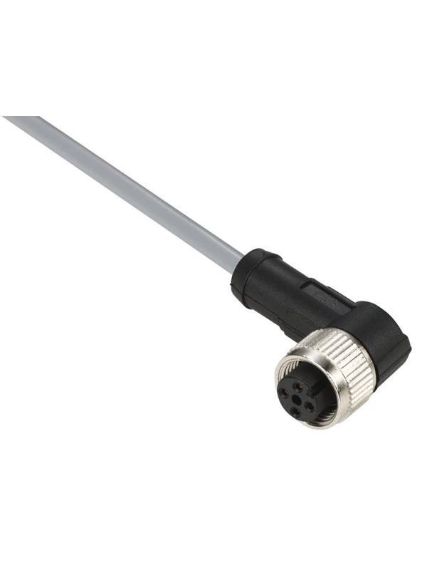 TELEMECANIQUE SENSORS Sensorkabel polyvinylchloride m12 4-pin female angled 2 meters xzcpv1241l2
