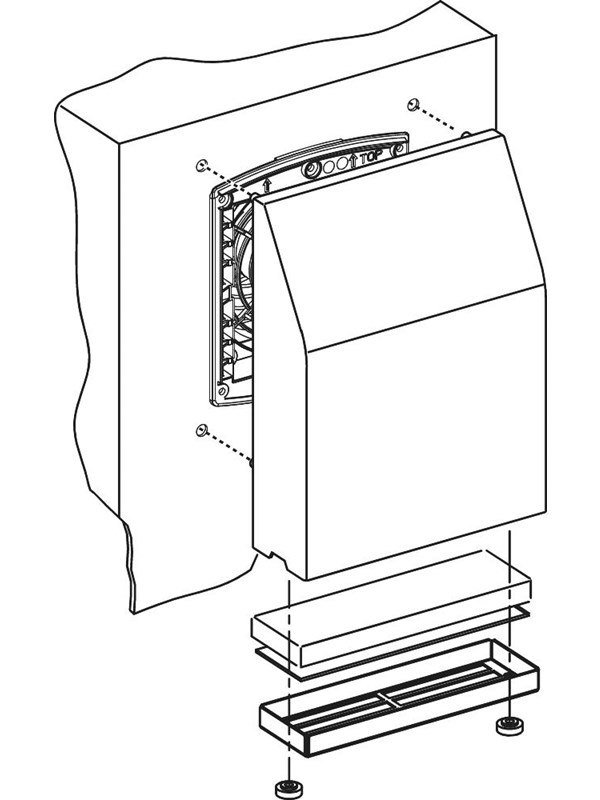 Schneider Electric Filterfan 165m3/h 24vdc ip54