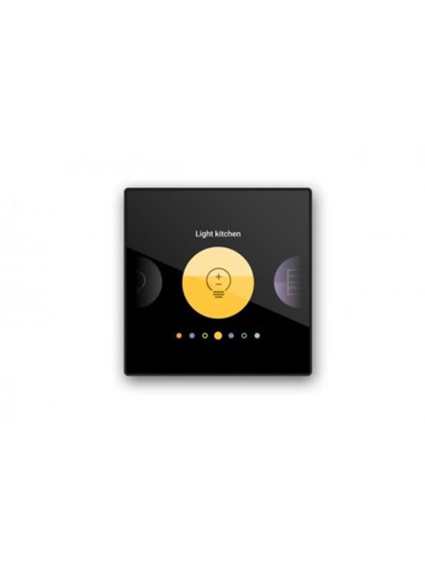 Niko-Servodan Digital Zwart connected customisable control Scherm for niko home control 24 v Schroef fixing
