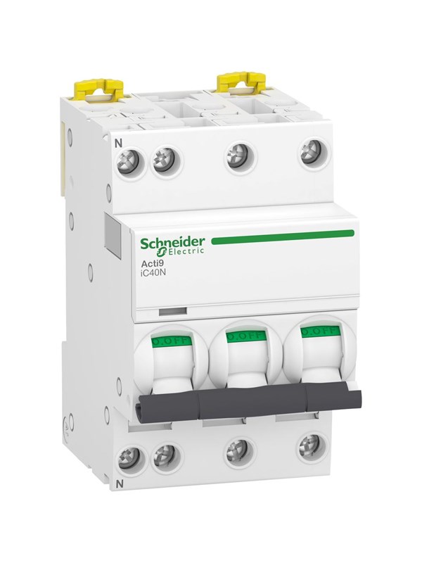 Schneider Electric Acti9 ic40n stroomonderbreker 3p + n 10a c-karakteristiek