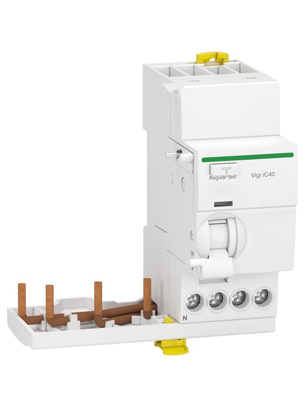 Schneider Electric Acti9 vigi ic40 add on residual current modul 3 pol + nul 40a 30ma class A