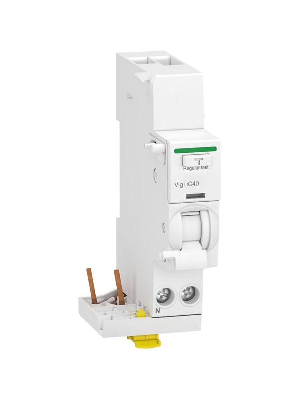 Schneider Electric Acti9 vigi ic40 add on residual current modul 1 pol + nul 25a 30ma class A
