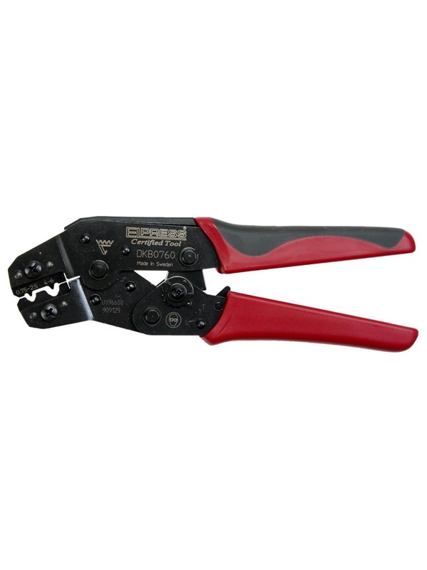Elpress Crimp tool dkb0760 for indent crimps 0.75-6mm2