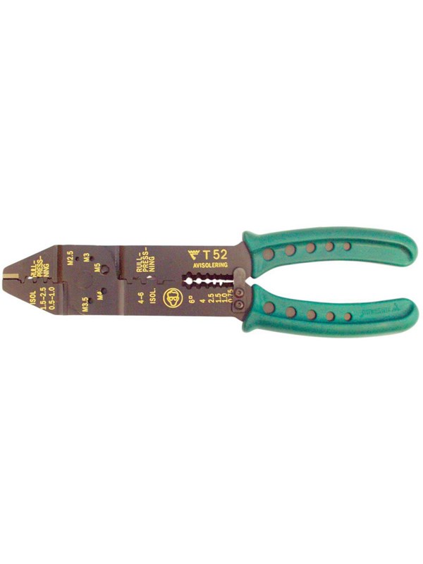 Elpress Tool t52 for unins. terminals 0.5-6mm2