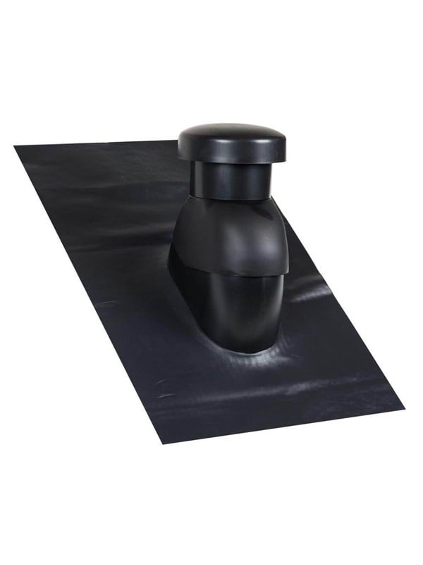 Easy Flex Roofing Sabetoflex roof hood 5-45° ø125 Zwart pib