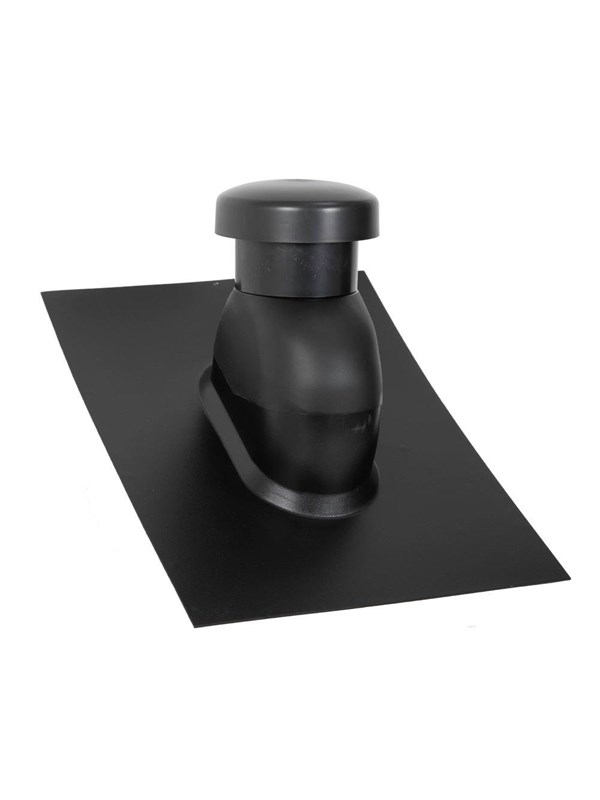 SABETOFLEX Sabetoflex roof hood 5-45° ø160 Zwart abs