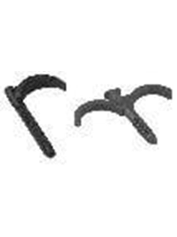 Roth pipe hook 80 mm single for 14 - 3/4" mm pipes