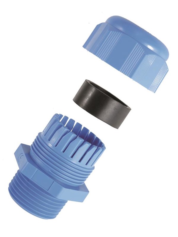 SIB Atex cable gland m20 Blauw (ex i) polyamide ø10-14