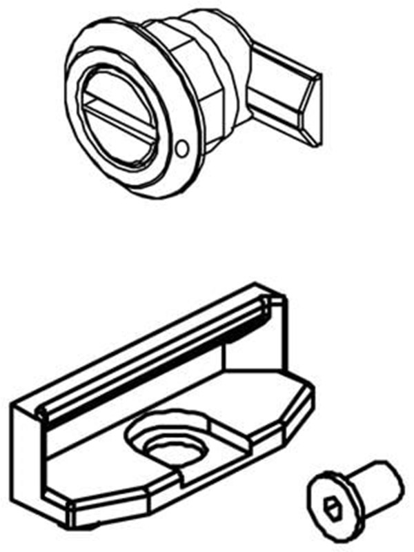 Cubic Snap Schroef with seal small complete